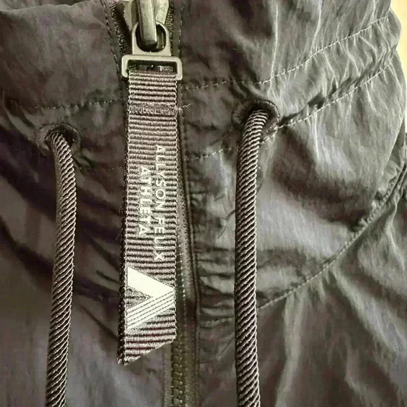 Athleta x Allyson Felix Women's Legend Lux half-Zip Crop Jacket Black Size XS - Picture 9 of 13